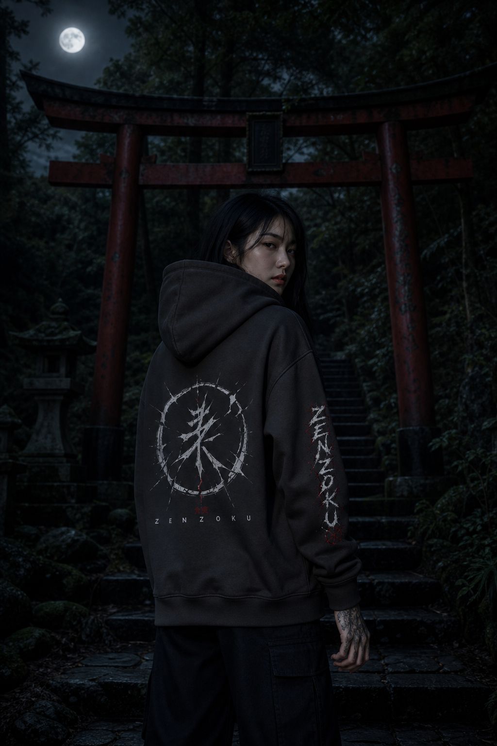 ZENZOKU Hoodie – Oversized Streetwear | Silence. Control. Power.