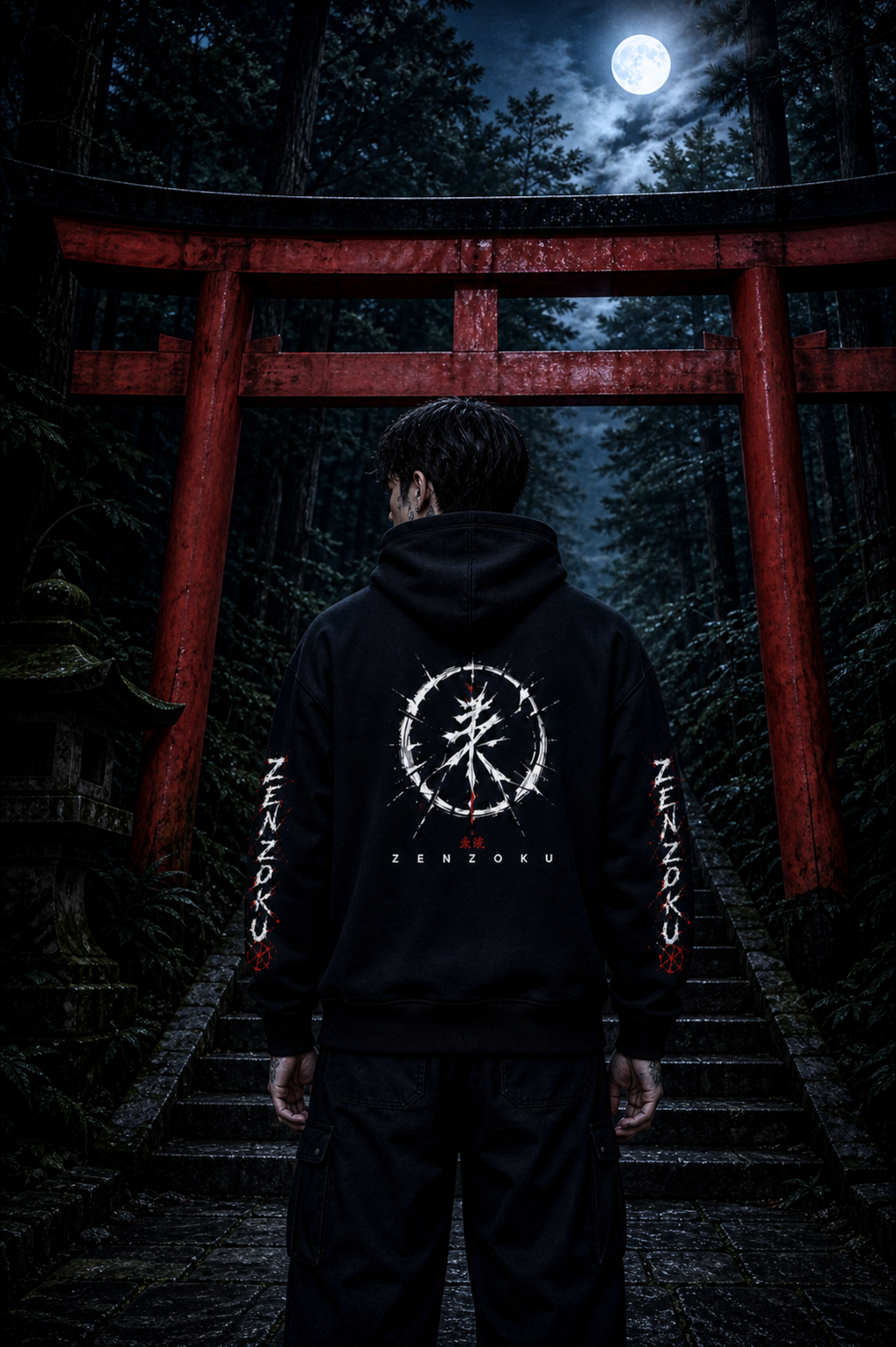 ZENZOKU Hoodie – Oversized Streetwear | Silence. Control. Power.