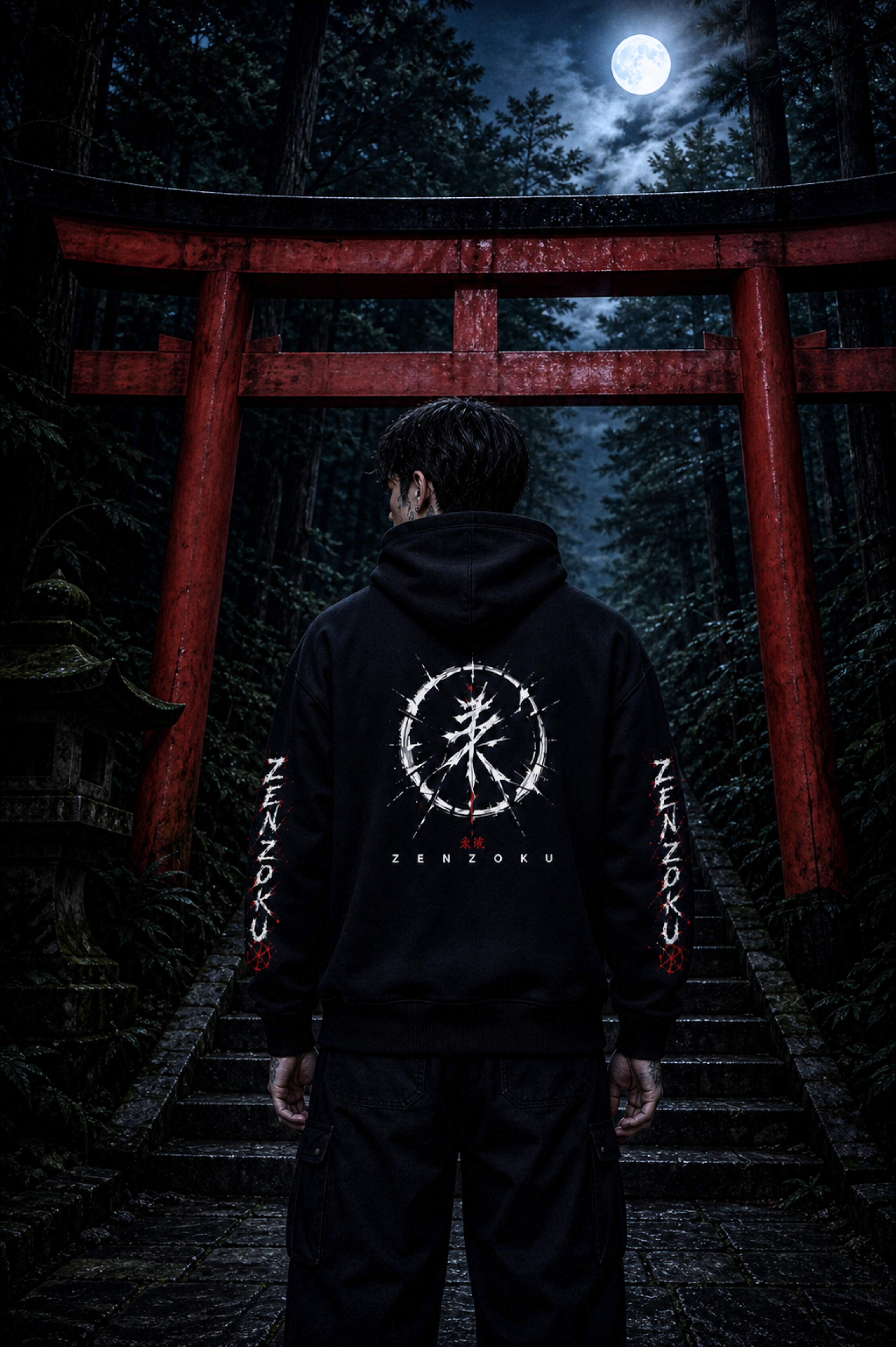 ZENZOKU Hoodie – Oversized Streetwear | Silence. Control. Power.